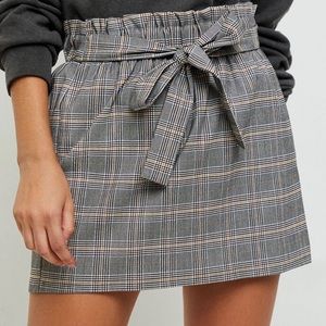 Plaid Mini Skirt